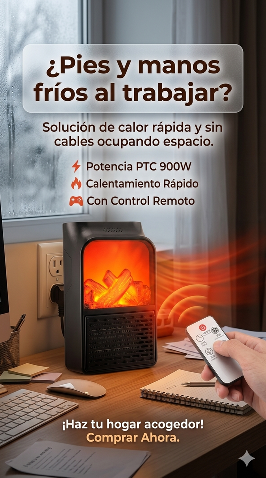 Calefactor Electrico Portatil Flama