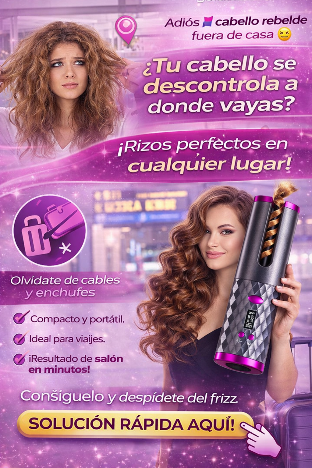 Rizador Inalámbrico Black Edition