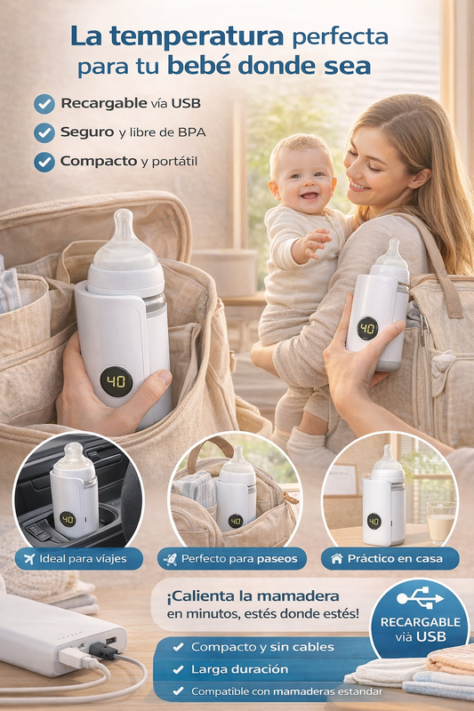 Calentador Portatil De Mamaderas