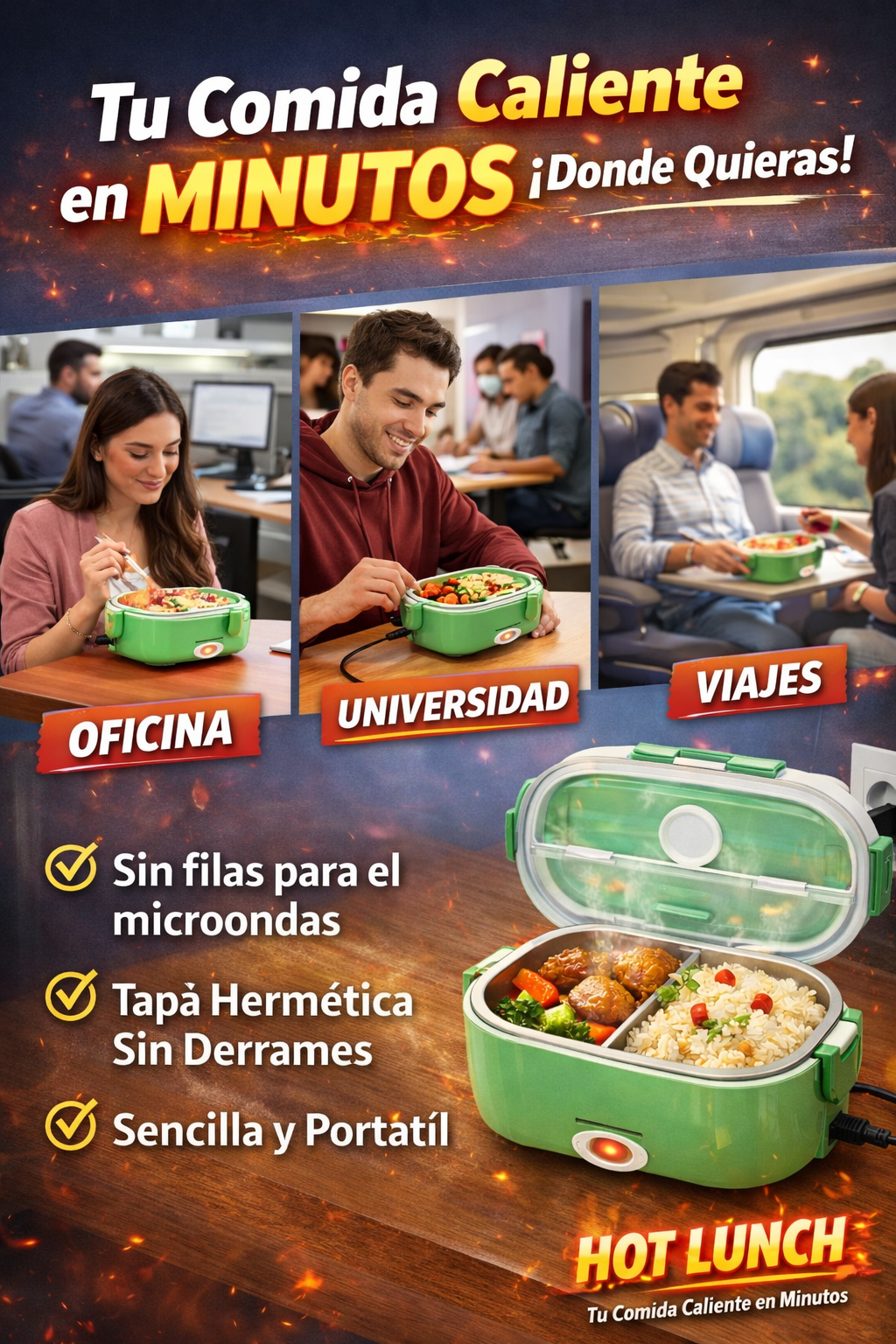 Lonchera Electrica Portatil 220v