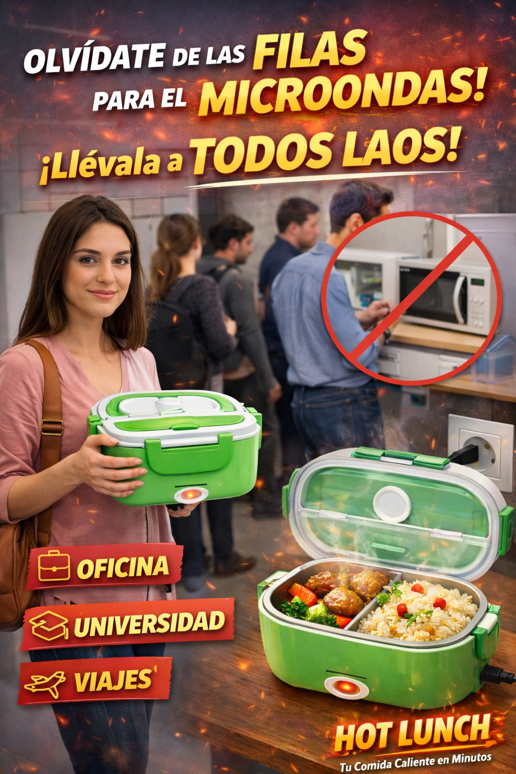 Lonchera Electrica Portatil 220v