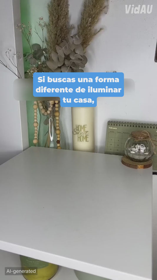 Lampara de cristal cuadrada underwater