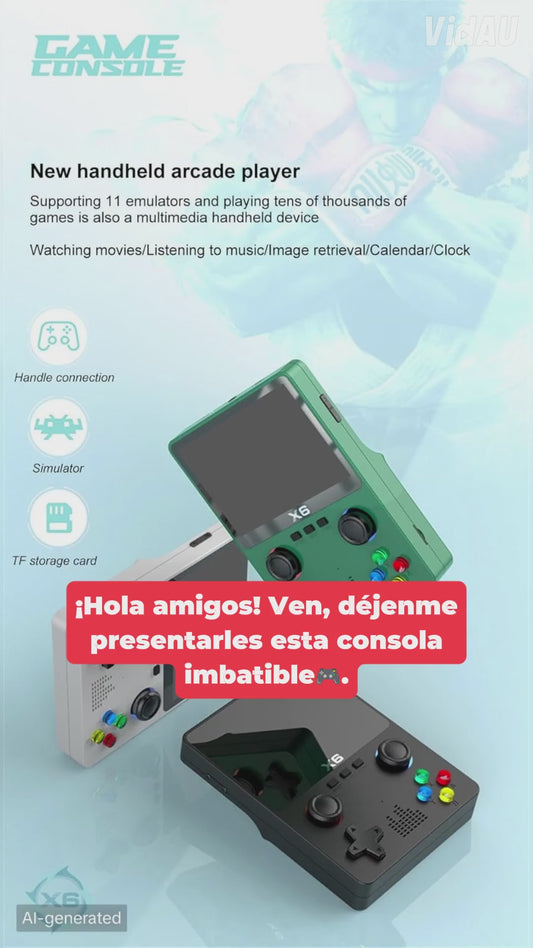 Consola Retro X6 HD 10000 juegos emulado